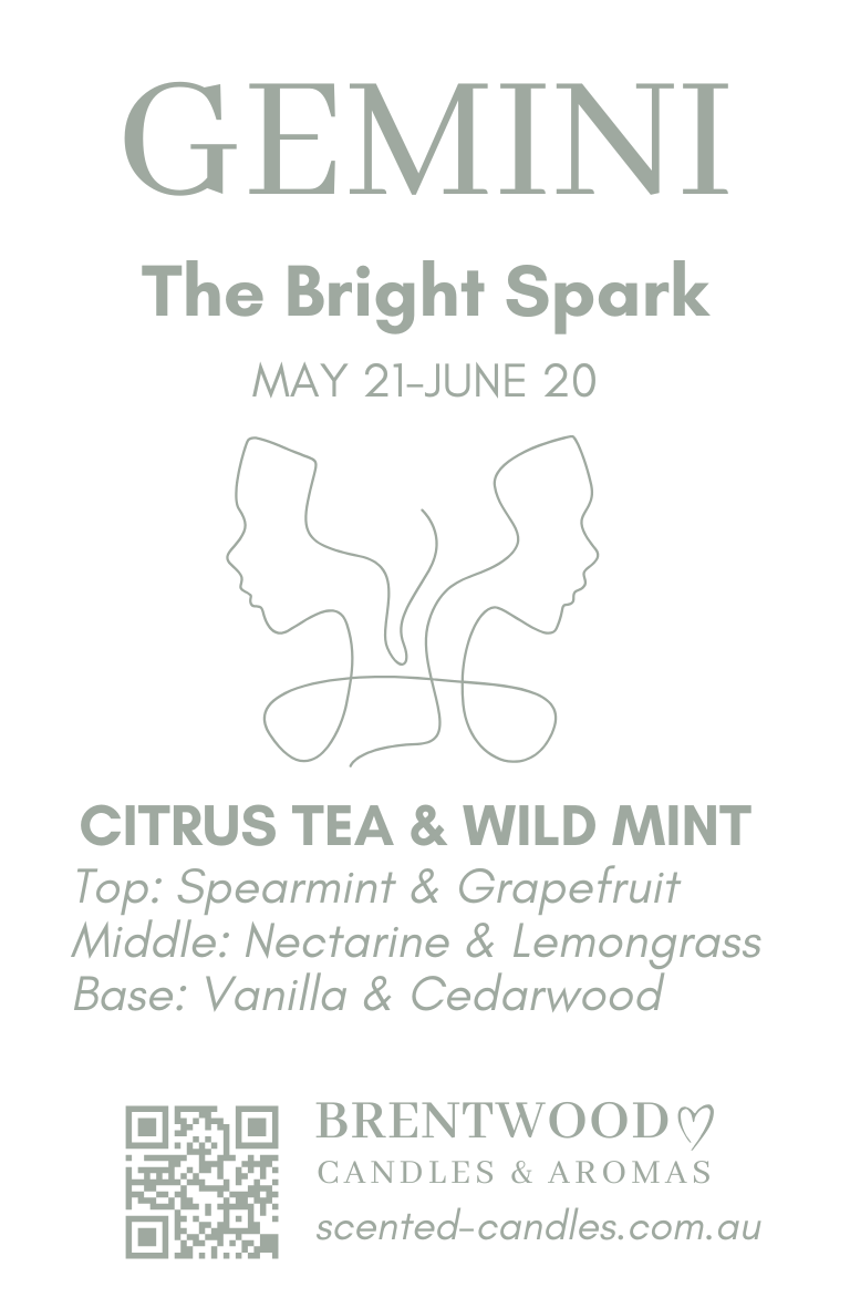 Zodiac Candle - Gemini — The Bright Spark