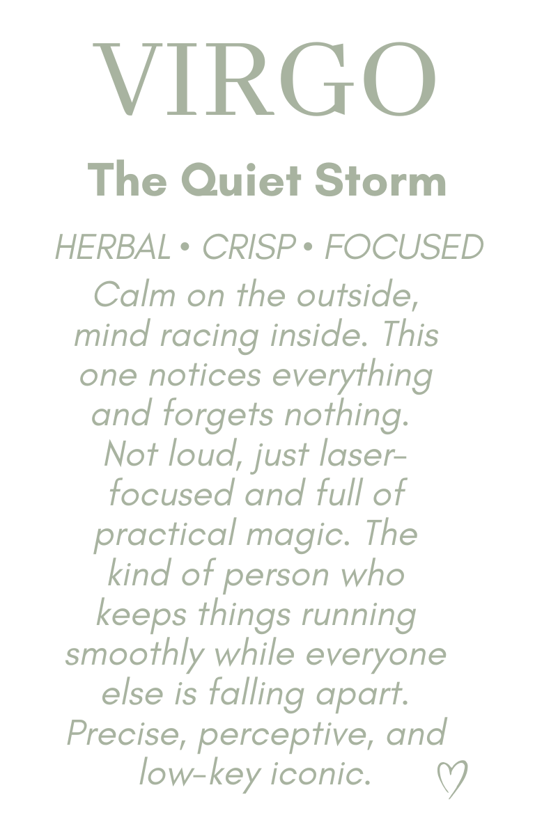 Zodiac Candle - Virgo — The Quiet Storm