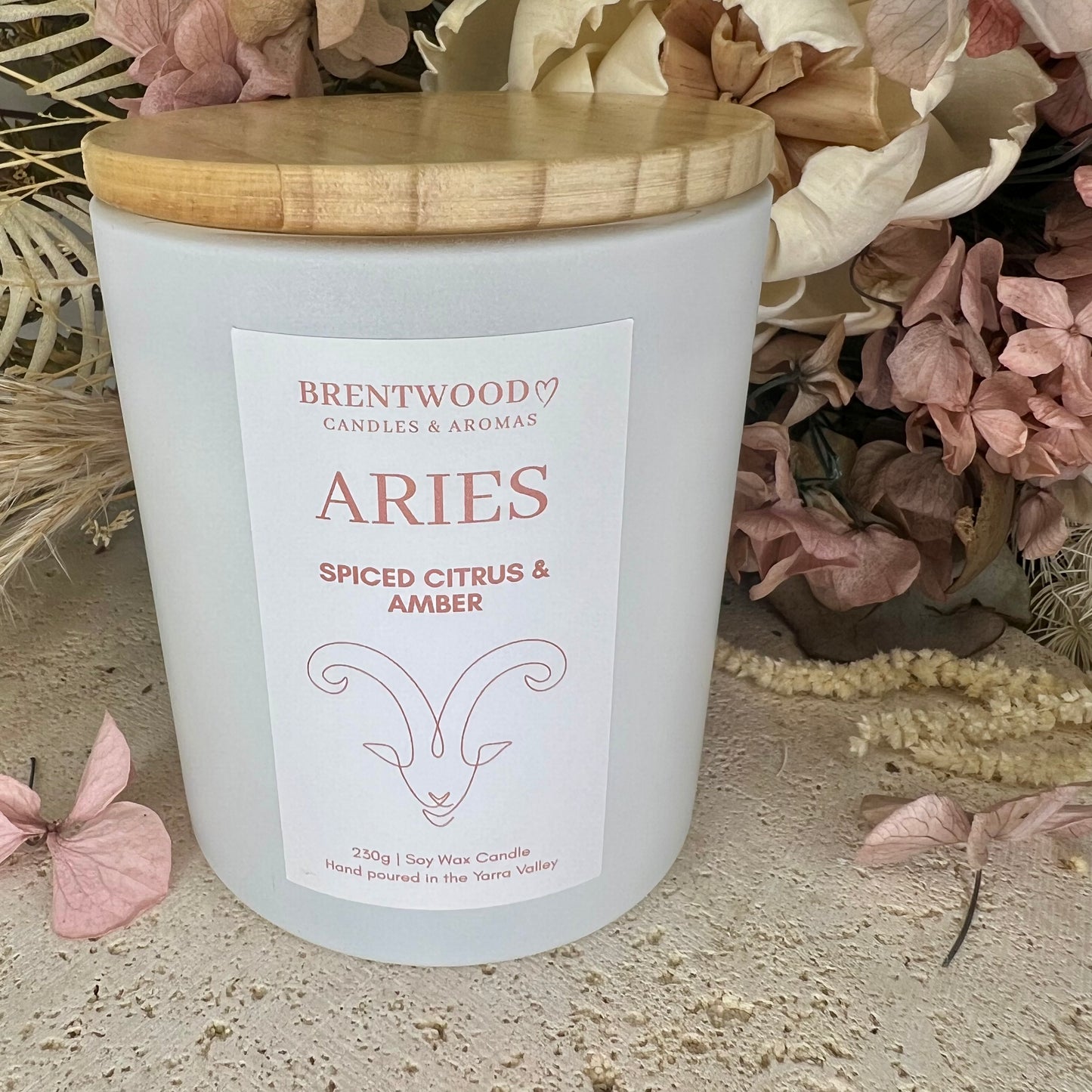 Zodiac Candle - Aries - The Firestarter