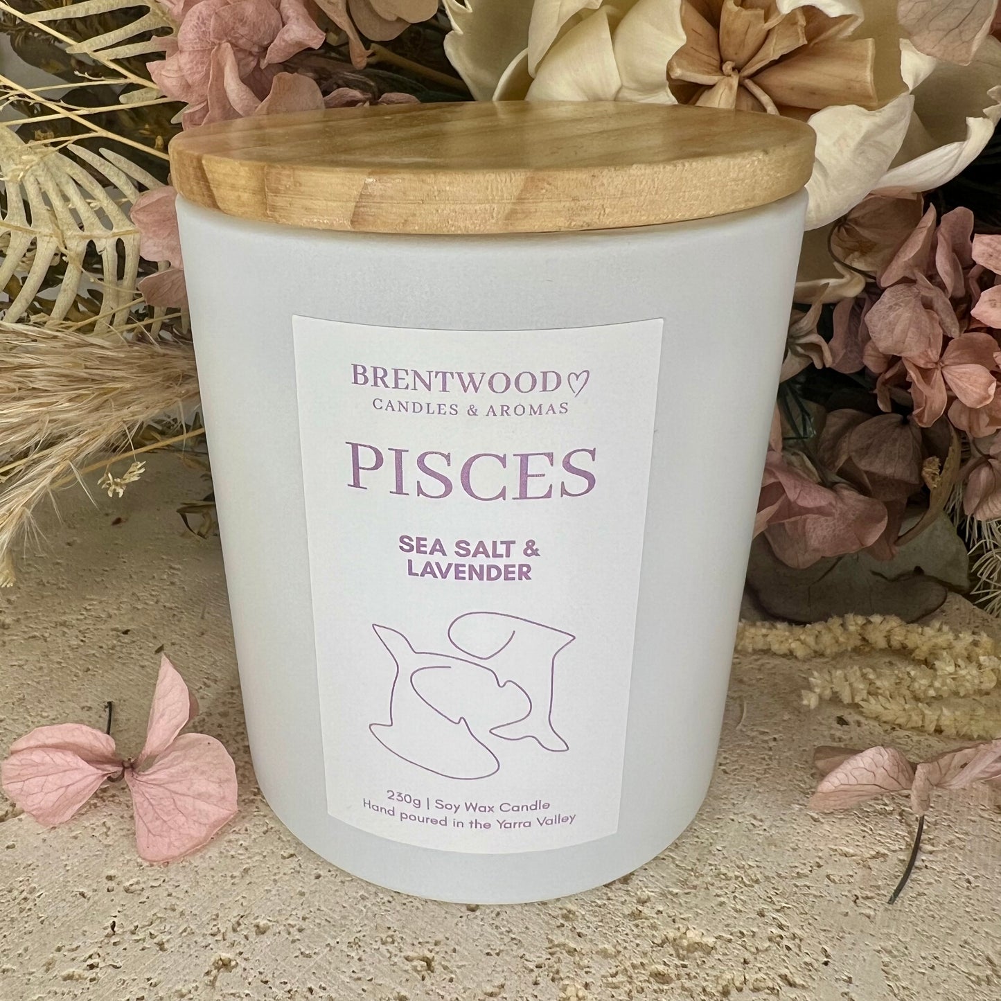 Zodiac Candle - Pisces — The Dreamer