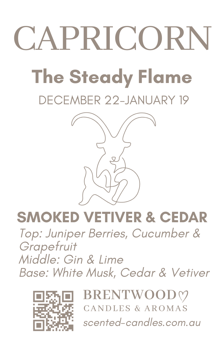 Zodiac Candle - Capricorn — The Steady Flame