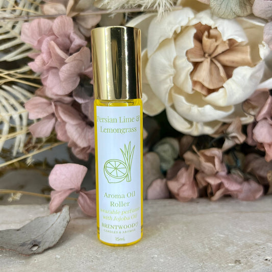 Aroma Fragrance Oil Roller - Persian Lime & Lemongrass