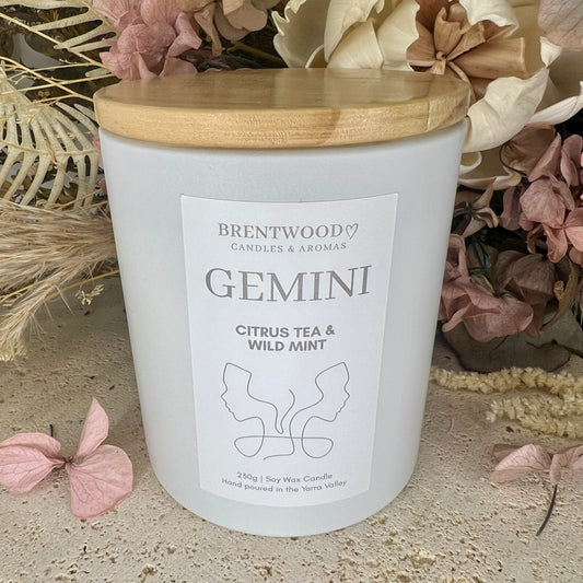 Zodiac Candle - Gemini — The Bright Spark